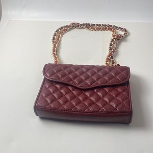 Rebecca Minkoff  jumbo  quilted affair leather crossbody/ shoulder bag.